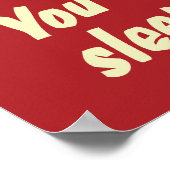 あなたは死んだときに眠ることができるコーヒー ポスター (角)