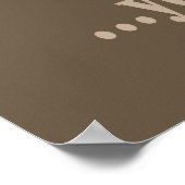 あなたは死んだときに眠ることができるコーヒー ポスター (角)