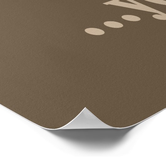 あなたは死んだときに眠ることができるコーヒー ポスター (角)