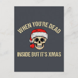 あなたは死んでいてもクリスマスだ ポストカード