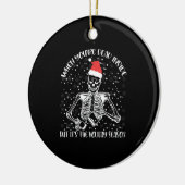 あなたは死んでいてもクリスマスの季節 セラミックオーナメント (左)