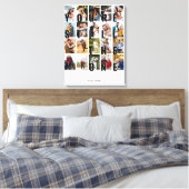 あなたは残り1つの20写真写真コラージュ キャンバスプリント (インサイチュ (寝室))