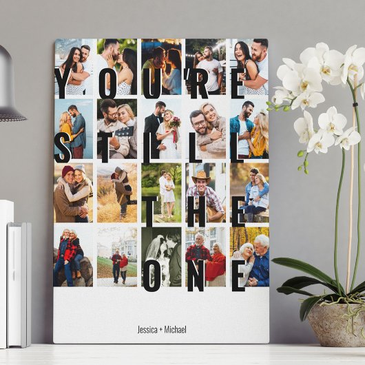 あなたは残り1つの20写真写真コラージュ キャンバスプリント