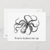 「あなたは殴り殺してやる ポストカード (正面/裏面)