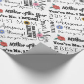 あなたは母の日第1お母さんのベストのお母さん ラッピングペーパー (角)