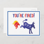 あなたは民主党がトランプを破った ポストカード (正面/裏面)