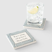 あなたは気難しく、あなたそれを知りなさい ストーンコースター (横)