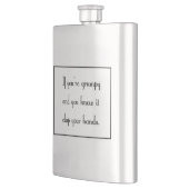 あなたは気難しく、あなたそれを知りなさい フラスク (左)