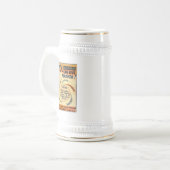 あなたは永遠にビールスタインを生きることができる ビールジョッキ (正面左)