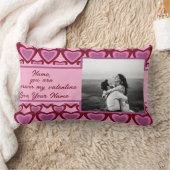 あなたは永遠に私のバレンタインデーカスタムン写真だ ランバークッション (ブランケット)