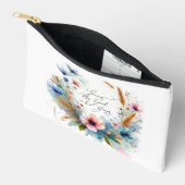 あなたは滞在する神、水の色フローラ アクセサリーポーチ (見開き)