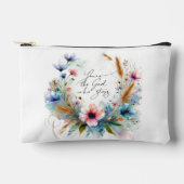 あなたは滞在する神、水の色フローラ アクセサリーポーチ (正面)