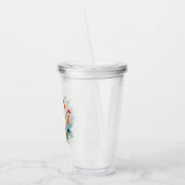 あなたは滞在する神、水の色フローラ アクリルタンブラー (左)