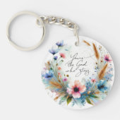 あなたは滞在する神、水の色フローラ キーホルダー (正面)