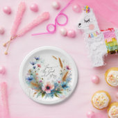 あなたは滞在する神、水の色フローラ ペーパープレート (パーティー)