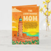 あなたは灯台のお母さん 母の日 パーソナライズされた カード (黄色い花)