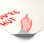 あなたは熱 | デコールプリント | トレンディーポスター ポスター (角)