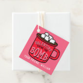 あなたは爆弾ホットココア爆弾バレンタインメッセージカード フェイバータグ (インサイチュ)