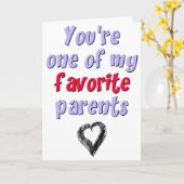 あなたは父お気に入りのの日、父の日 カード (黄色い花)