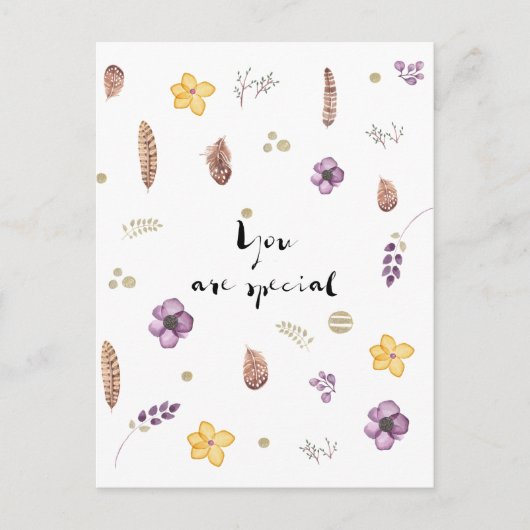 あなたは特別だ ポストカード (正面)