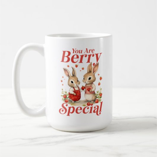 あなたは特別なベリー コーヒーマグ コーヒーマグカップ (左)