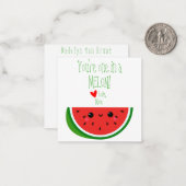 あなたは特別な存在よ メロンランチボックス ノートカード (正面/裏面インサイチュ)