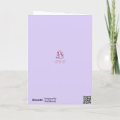 あなたは特別な存在 | かわいいユニコーン バレンタインデーのカード サンキューカード (裏面)