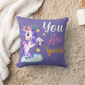 あなたは特別ユニコーン装飾用クッション クッション (ブランケット)