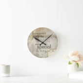 あなたは特別教書 ラウンド壁時計 (ホーム)