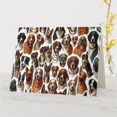 あなたは犬が行った最高のカスタム カード (黄色い花)