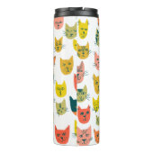 あなたは狙え！可愛カラフルい猫 タンブラー (裏面)