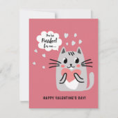 あなたは猫のバレンタインデーをお願い シーズンカード (正面)