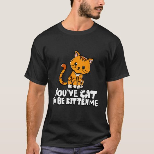 あなたは猫派ねこが好きでたまらないんだね かわいい猫 猫の飼い主 Tシャツ (正面)