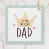 あなたは王パパ – 父の日 – 王冠 フェイバータグ (裏面)