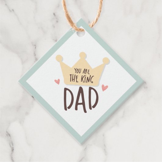 あなたは王パパ – 父の日 – 王冠 フェイバータグ (正面)