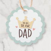 あなたは王パパ – 父の日 – 王冠 フェイバータグ (裏面)