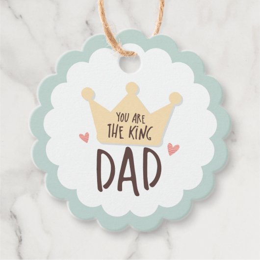 あなたは王パパ – 父の日 – 王冠 フェイバータグ (正面)