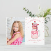 あなたは甘いお菓子ミルクシェイク教室バレンタイン カード (スタンド正面)