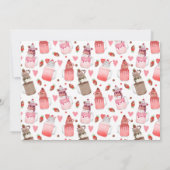 あなたは甘いお菓子ミルクシェイク教室バレンタイン カード (裏面)