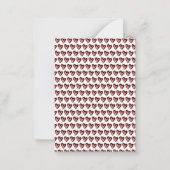 あなたは甘いカップケーキ教室バレンタインカード100p ノートカード (裏面)