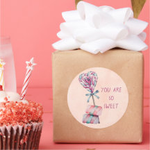 あなたは甘いバレンタインデーのキャンディーシールである