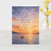 あなたは生きている証 カード (黄色い花)