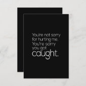 あなたは申し訳なく存じないが サンキューカード (正面/裏面)