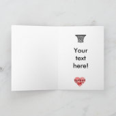 あなたは申し訳な離れいNetballのさよなら挨拶 カード (内部)