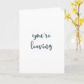 あなたは申し離れ訳ない カード (黄色い花)