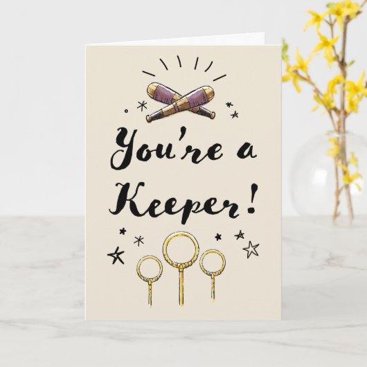 あなたは番人 カード (黄色い花)