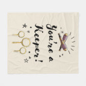 あなたは番人 フリースブランケット (正面(横))