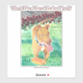 あなたは疲れたってどういうこと？ステッカー シール (シート)