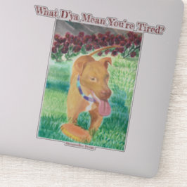 あなたは疲れたってどういうこと？ステッカー シール