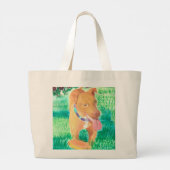 あなたは疲れたってどういうこと ラージトートバッグ (裏面)